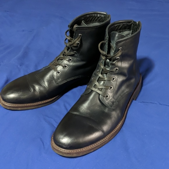 Bacco Bucci Other - Black Leather Dress/Casual Boots